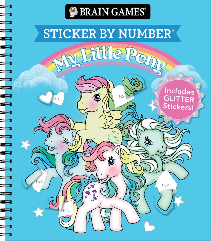Front cover_Brain Games - Sticker by Number: My Little Pony