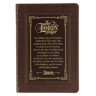 Couverture_Journal Classic Brown/Burgundy The Lord's Prayer Matt. 6:9-13
