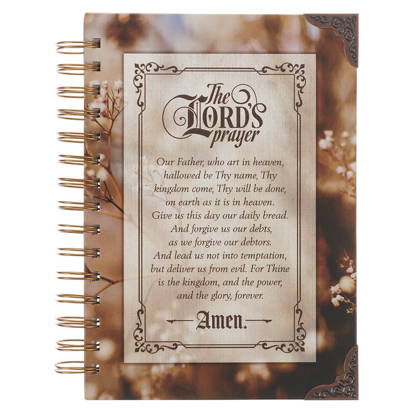 Front cover_Journal Wirebound Field/Wood The Lord's Prayer