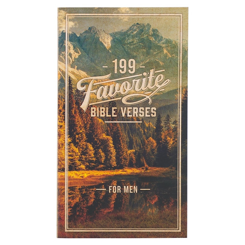 Front cover_199 Favorite Bible Verses for Men Softcover