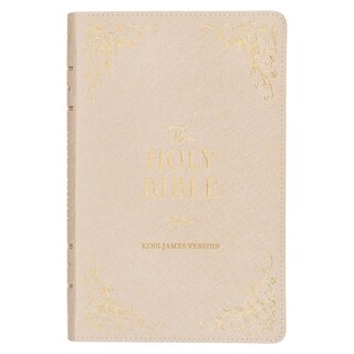 Couverture_KJV Bible Deluxe Gift Faux Leather, Pearlescent Taupe