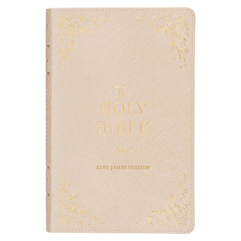 Couverture_KJV Bible Deluxe Gift Faux Leather, Pearlescent Taupe