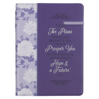 Front cover_Journal Classic w/Elastic I Know the Plans Jer. 29:11