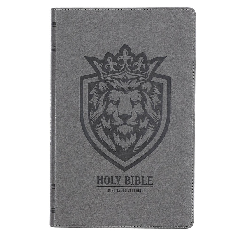 Front cover_KJV Bible Gift Edition Faux Leather, Gray