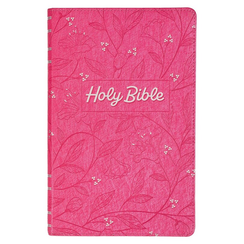 Front cover_KJV Bible Gift Edition Faux Leather, Pink