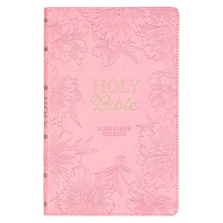 Front cover_KJV Bible Gift Edition Faux Leather, Light Pink