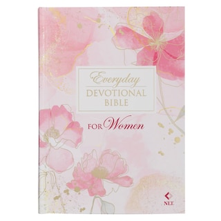 Front cover_Devotional Bible NLT for Women Hardcover, Pink