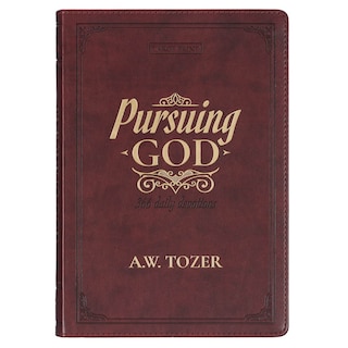 Front cover_Devotional Pursuing God LP Faux leather
