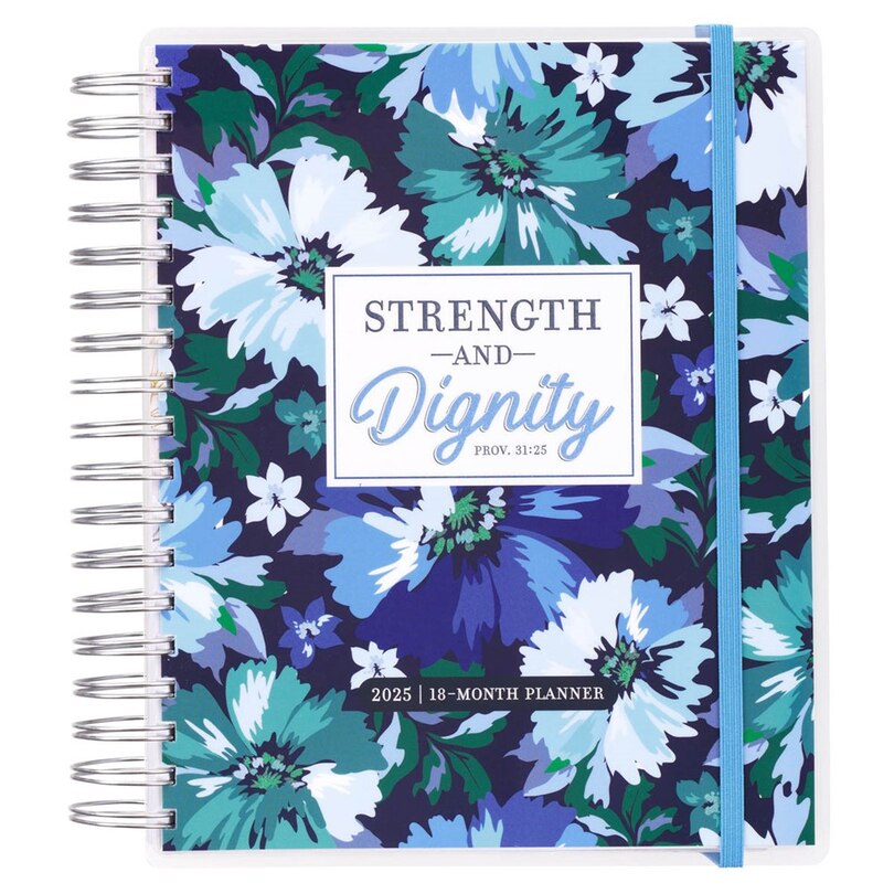 Couverture_2025 Wire 18 Month Planner Strength & Dignity Prov. 31:25