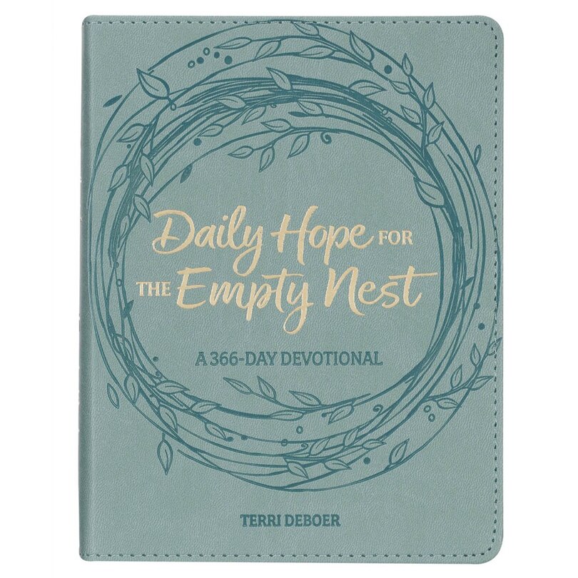 Front cover_Devotional Daily Hope for  the Empty Nest Faux leather