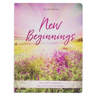 Couverture_Devotional New Beginnings Pink Floral Softcover