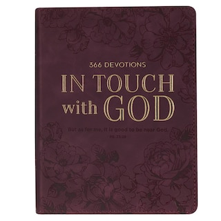 Front cover_Devotional In Touch with God Faux Leather