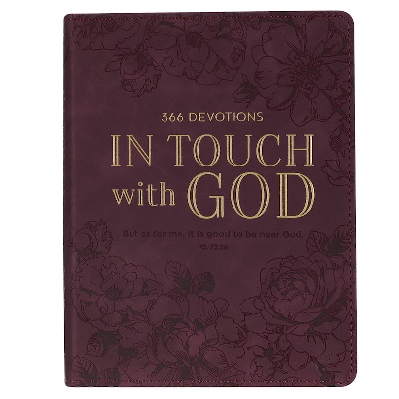 Front cover_Devotional In Touch with God Faux Leather