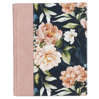 Front cover_KJV Note-taking Bible LP Faux Leather HC, Floral