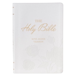 Front cover_KJV Bible Super Giant Print Faux Leather, White