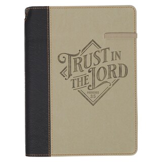 Front cover_Journal Classic w/Elastic & Pen Holder Trust in the Lord Prov. 3:5