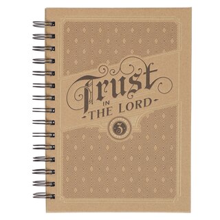 Front cover_Journal Spiral Brown Trust in the Lord Prov. 3:5