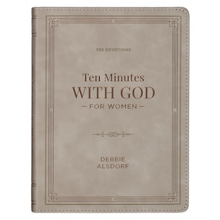 Front cover_Devotional 10 Minutes with God for Women Faux Leather