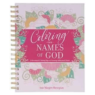 Front cover_Coloring Devotional Names of God Wirebound