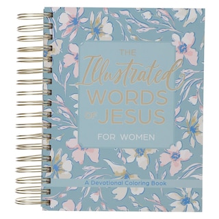 Front cover_Coloring Devotional Illustrated Words of Jesus for Women