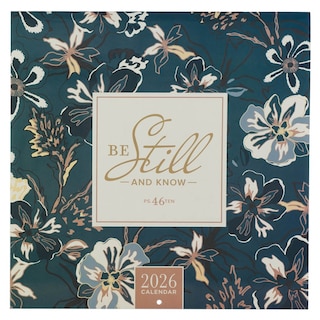 Couverture_2026 Calendar Lg Be Still Ps. 46:10
