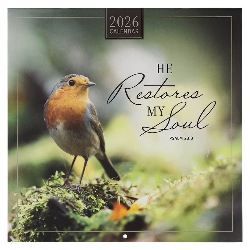 Front cover_2026 Calendar Lg Restore my Soul