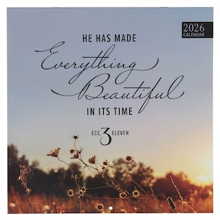 Couverture_2026 Calendar Lg Everything Beautiful Ecc. 3:11