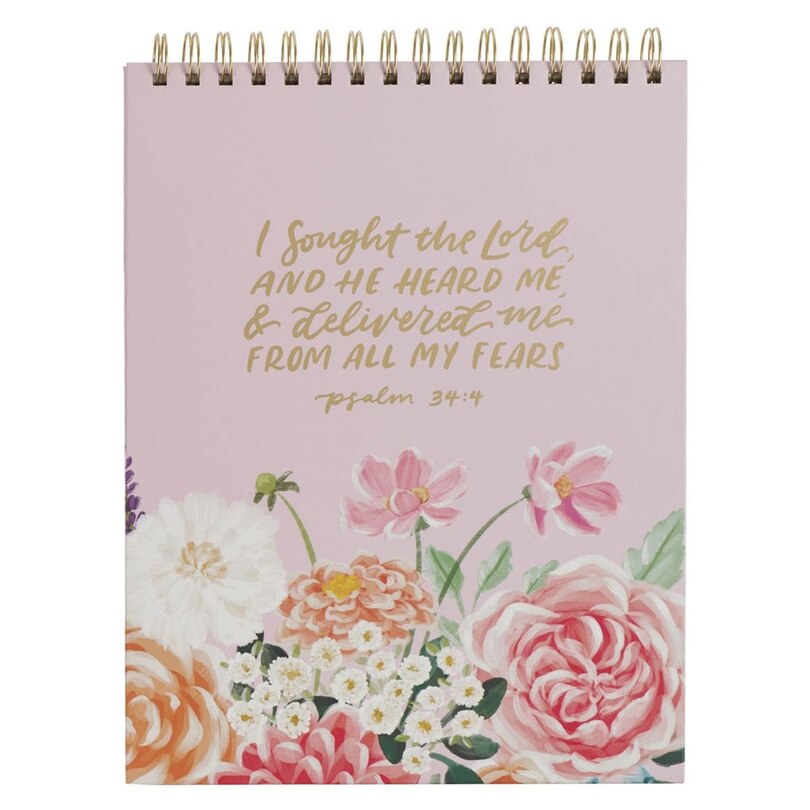 Couverture_Spiral Notepad I Sought the Lord Ps. 34:4