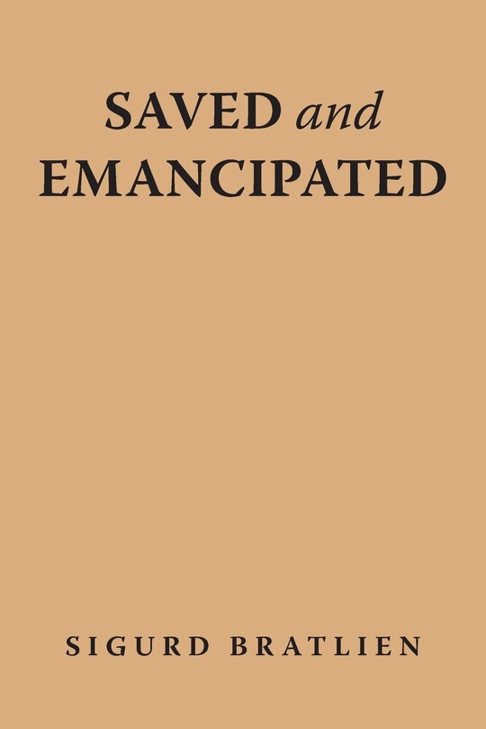 Front cover_Saved and Emancipated