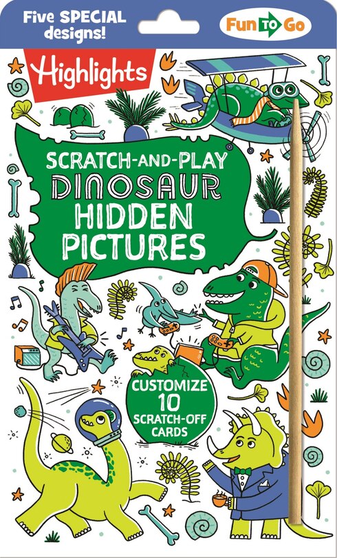 Front cover_Scratch-and-Play Dinosaur Hidden Pictures