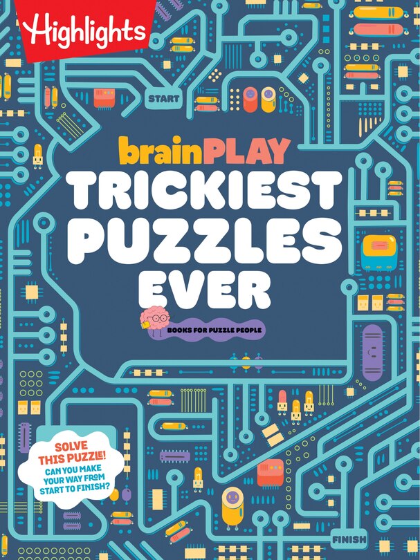 Front cover_brainPLAY Trickiest Puzzles Ever
