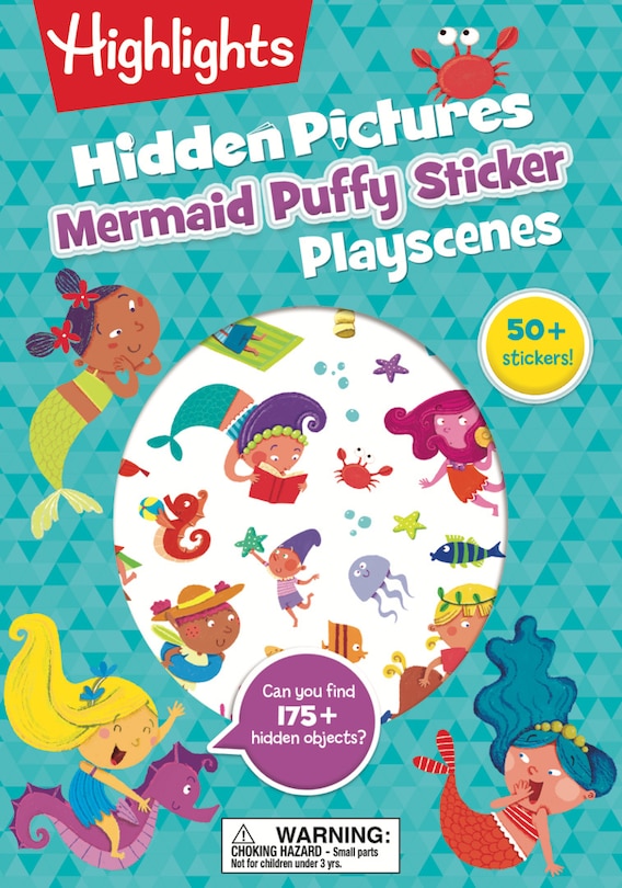 Front cover_Mermaid Hidden Pictures Puffy Sticker Playscenes