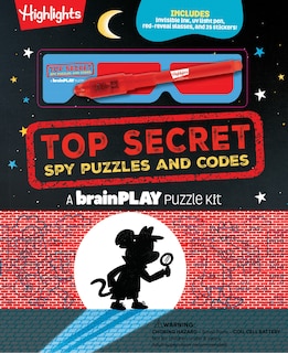 Front cover_brainPLAY Top Secret Spy Puzzles and Codes