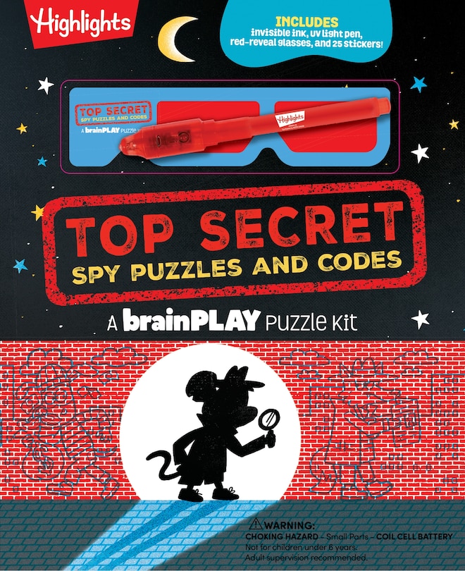 Front cover_brainPLAY Top Secret Spy Puzzles and Codes