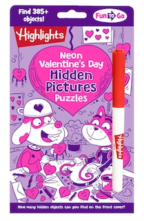 Couverture_Neon Valentine's Day Hidden Pictures Puzzles