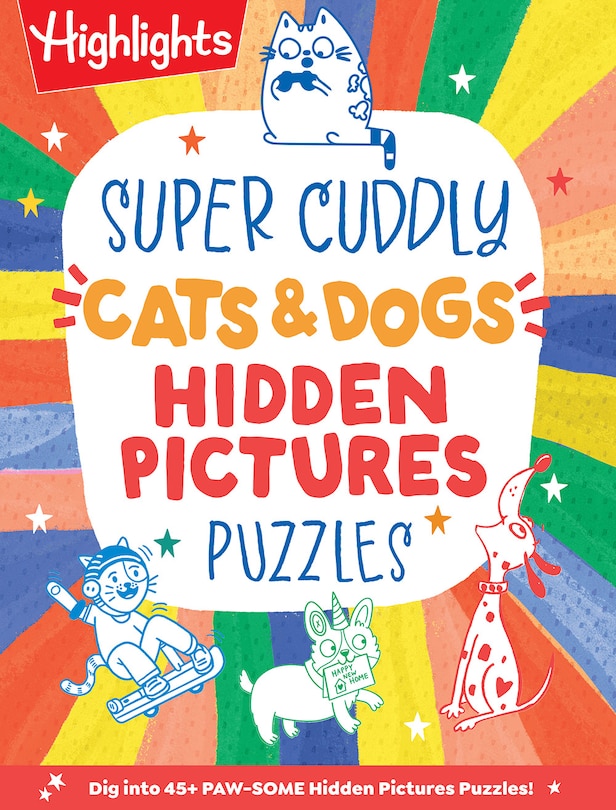 Couverture_Super Cuddly Cats and Dogs Hidden Pictures Puzzles