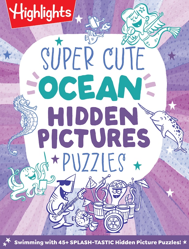 Couverture_Super Cute Ocean Hidden Pictures Puzzles