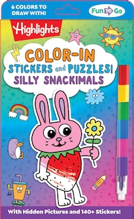 Couverture_Color-In Stickers and Puzzles! Silly Snackimals