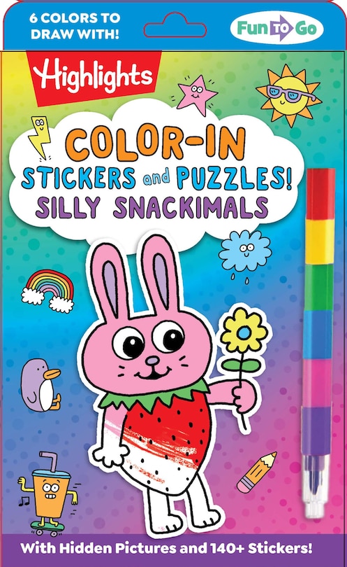 Couverture_Color-In Stickers and Puzzles! Silly Snackimals