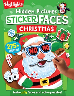 Couverture_Hidden Pictures Sticker Faces: Christmas