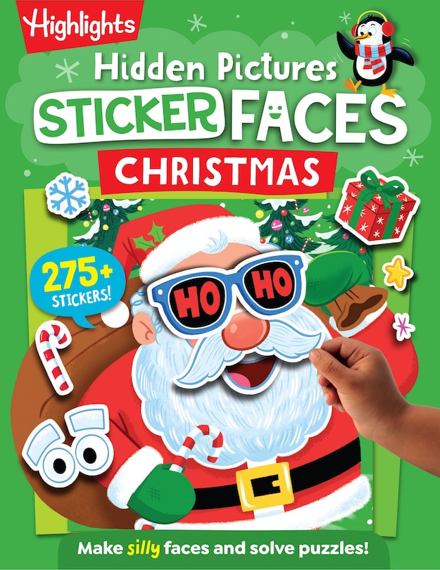 Couverture_Hidden Pictures Sticker Faces: Christmas