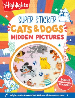 Couverture_Super Sticker Cats & Dogs Hidden Pictures