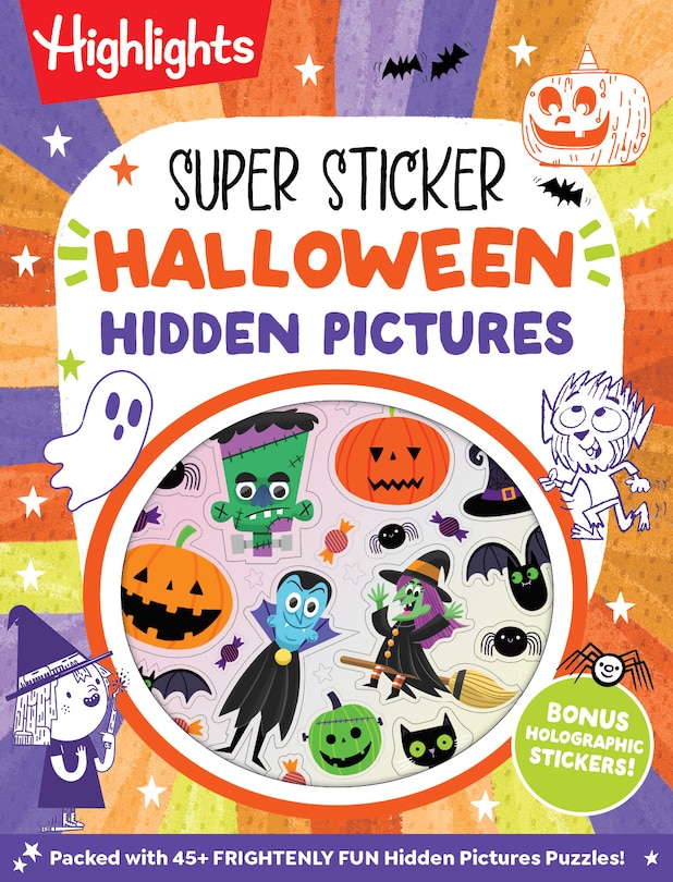 Front cover_Super Sticker Halloween Hidden Pictures