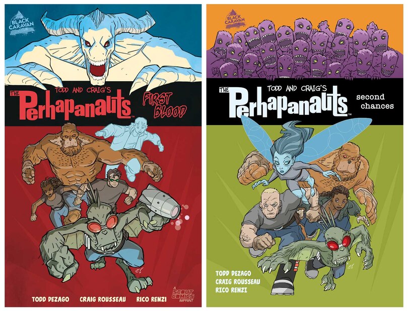 Front cover_The Perhapanauts Vol 1 & Vol 2 Prepack 4