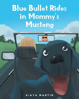 Blue Bullet Rides in Mommy's Mustang