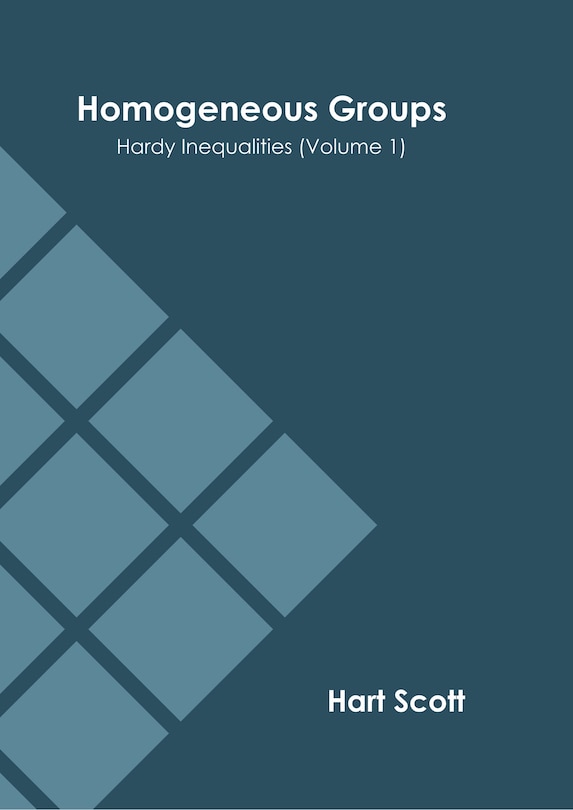 Homogeneous Groups: Hardy Inequalities (volume 1)