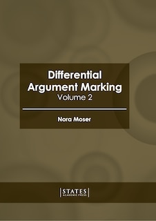 Couverture_Differential Argument Marking: Volume 1