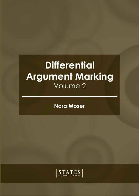 Couverture_Differential Argument Marking: Volume 2