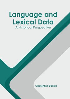 Couverture_Language and Lexical Data: A Historical Perspective