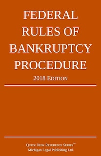 Couverture_Federal Rules of Bankruptcy Procedure; 2018 Edition